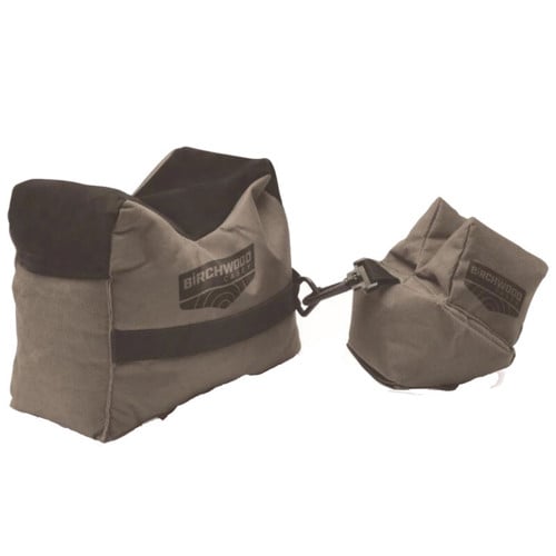 BIRCHWOOD CASEY Filled Shooting Rest Rifle/Shtgn Prefilled Blk/Tan for sale at KYGUNCO.
