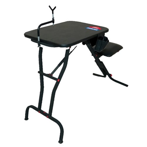 BIRCHWOOD CASEY Ultra Steady Shooting Bench Blk Steel 21 W x 28 L for sale at KYGUNCO.