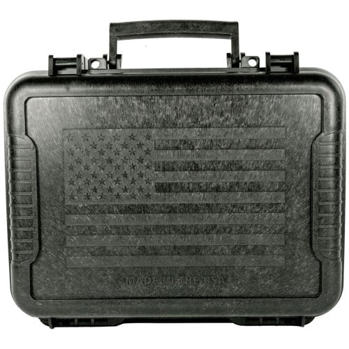 BOYT HARNESS Molded Pistol Case 11" Black US Flag Polypropylene for sale at KYGUNCO.