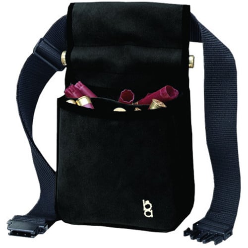 BOB ALLEN Classic Divided Shell Pouch Leather 50rd Belt Mnt for sale at KYGUNCO.