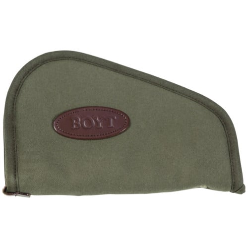 BOYT HARNESS Heart-Shaped Pistol Rug 10" Long OD Green Canvas for sale at KYGUNCO.