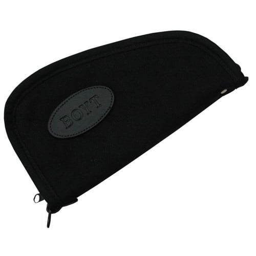 BOYT HARNESS Heart-Shaped Pistol Rug 14" Long Black Canvas for sale at KYGUNCO.