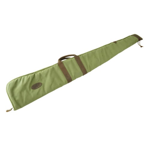 BOYT HARNESS Canvas Shotgun Case OD Green Leather Canvas 52" for sale at KYGUNCO.
