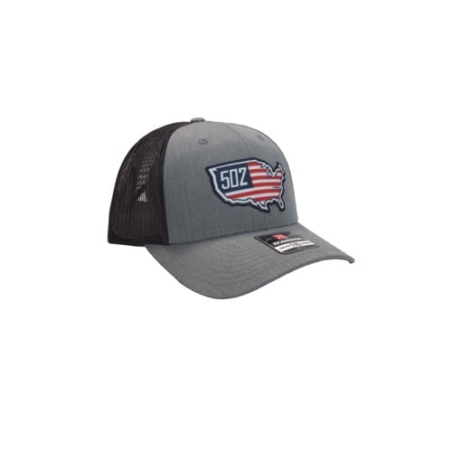 KYGUNCO US Flag 502 Patch - Gray / Black for sale at KYGUNCO.