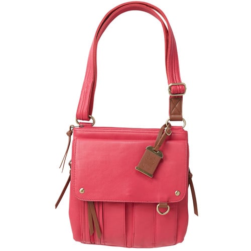 BULLDOG Cross Body Purse w/Holster Pink Leather Ambi for sale at KYGUNCO.