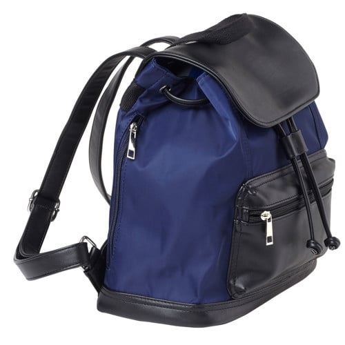 BULLDOG Backpack Style Purse Holster Leather Navy/Black for sale at KYGUNCO.