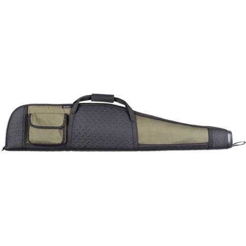 BULLDOG Armor Rifle Case 48" Black w/Green Panels Nylon for sale at KYGUNCO.