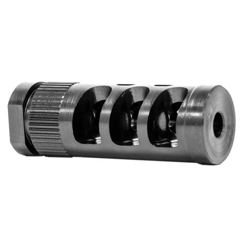 GROVTEC G-Comp Muzzle Compensator Black 1/2x28 tpi 223 Cal for sale at KYGUNCO.