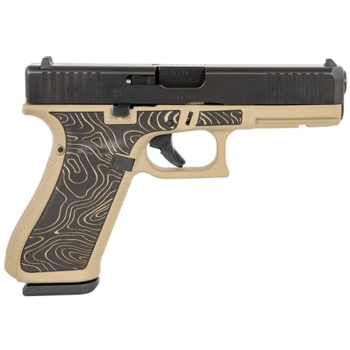 GLOCK G17 Gen5 9mm 4.5" 17rd Black/Tan Textured for sale at KYGUNCO.