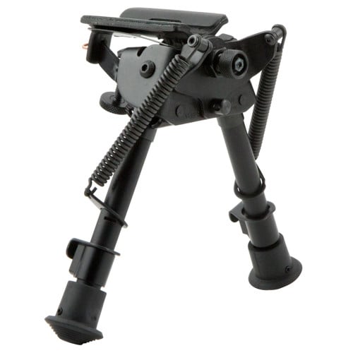 HARRIS BIPODS Non-Swivel BR Swivel Stud 6"-9" Blk Notched Legs for sale at KYGUNCO.