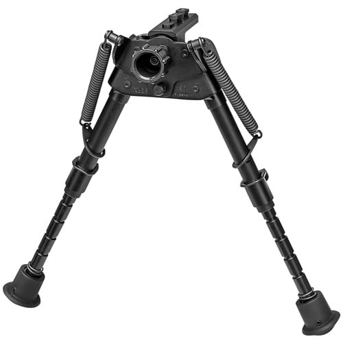 HARRIS BIPODS Swivel BR M-Lok 6"-9" Blk Notched Legs Rubber Feet for sale at KYGUNCO.