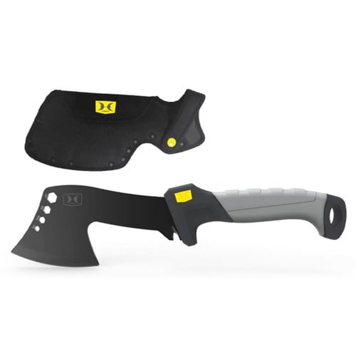 HAWK Hatchet 2.5" SS Axe Style Blade Blk TiNi/Gry 9.46" for sale at KYGUNCO.