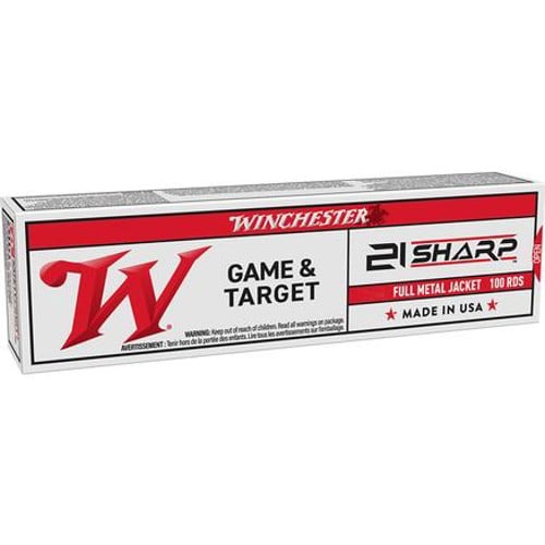 WINCHESTER AMMO 21 Sharp 42Gr FMJ 100rd for sale at KYGUNCO.