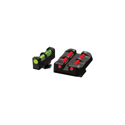 HIVIZ Target Sight Set Glock Grn Fiber Optic Front Sight for sale at KYGUNCO.