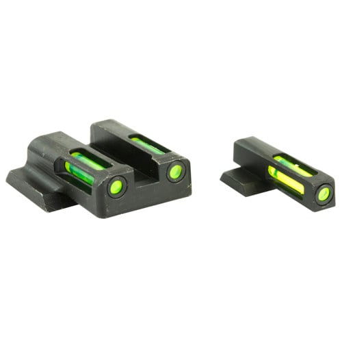 HIVIZ LiteWave H3 Sight Set SW Shield Grn Tritium White for sale at KYGUNCO.
