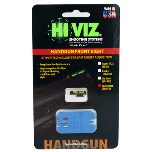 HIVIZ LiteWave Springfield 1911 Front Sight Green FO for sale at KYGUNCO.