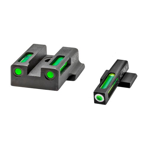 HIVIZ LiteWave H3 Sight Set SW 9EZ Green Tritium White for sale at KYGUNCO.