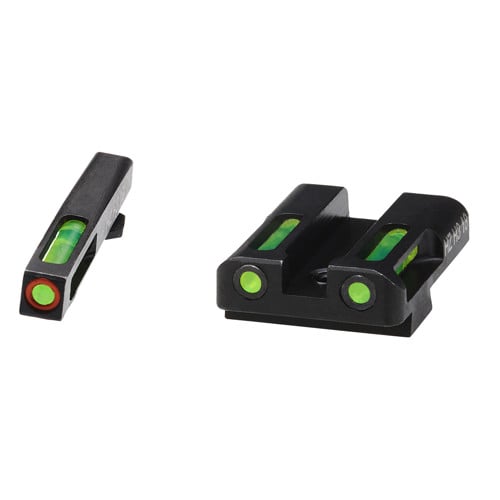 HIVIZ LiteWave H3 Sight Set Glock Green Tritium Orange for sale at KYGUNCO.