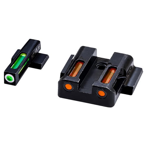 HIVIZ LiteWave H3 Sight Set SW MP Grn Tritium Wht/Org for sale at KYGUNCO.