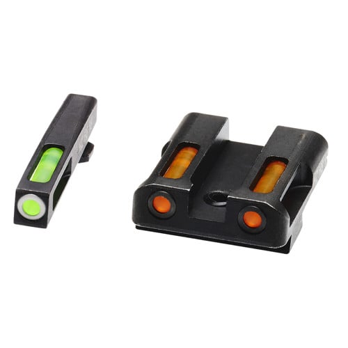 HIVIZ LiteWave H3 Sight Set GlkG1-5 45ACP/45GAP/10mm Grn for sale at KYGUNCO.