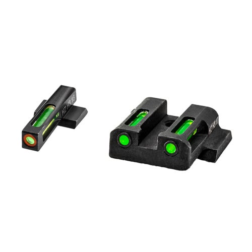 HIVIZ LiteWave H3 Sight Set for SW Shield Green/Orange for sale at KYGUNCO.