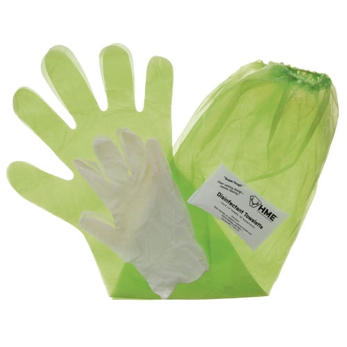 HME Game Cleaning Gloves Lime Grn Shoulder Length 1pk for sale at KYGUNCO.