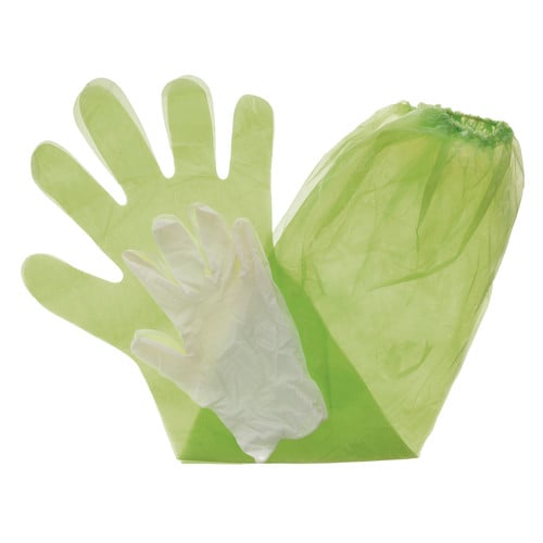 HME Game Cleaning Gloves Grn Shoulder Length OSFA 4pk for sale at KYGUNCO.
