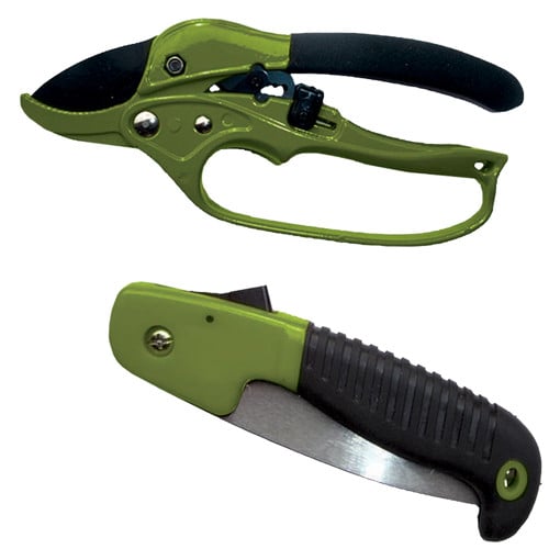 HME Hunters Combo Pack 7" Folding Saw Black w/Shears for sale at KYGUNCO.