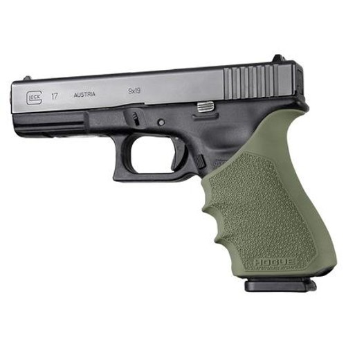HOGUE Grip Sleeve Handall Beavertail OD Green Rubber for sale at KYGUNCO.