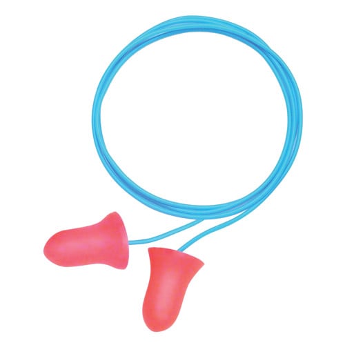 HOWARD LEIGHT Corded Ear Plugs Super Leight Foam 33dB Red 3 Pair for sale at KYGUNCO.