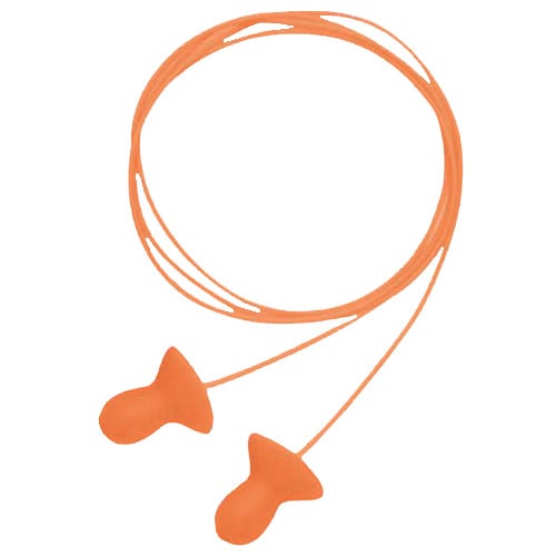 HOWARD LEIGHT Corded Ear Plugs Quiet Foam 26dB Orange 2 Pair for sale at KYGUNCO.