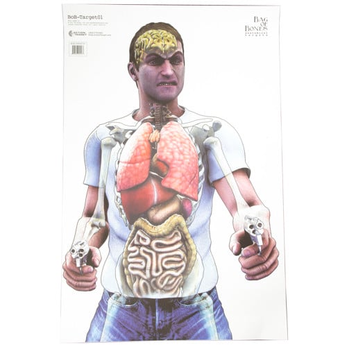 ACTION TARGET Bag of Bones Threat Target Multi Color 23"x35" 100 for sale at KYGUNCO.