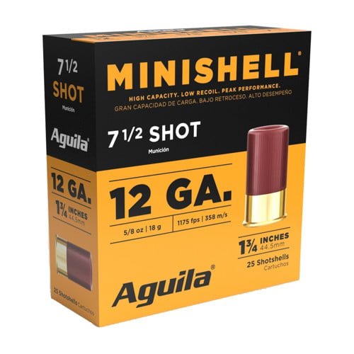 AGUILA AMMO 12Ga 1.75" #7.5 Shot Size Shotshell 25rd for sale at KYGUNCO.