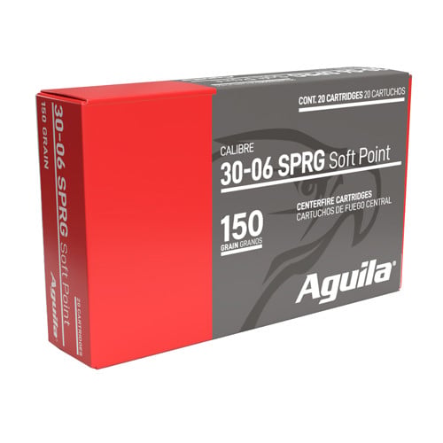 AGUILA AMMO 30-06 Springfield 150 Grain Soft Point 20rd for sale at KYGUNCO.