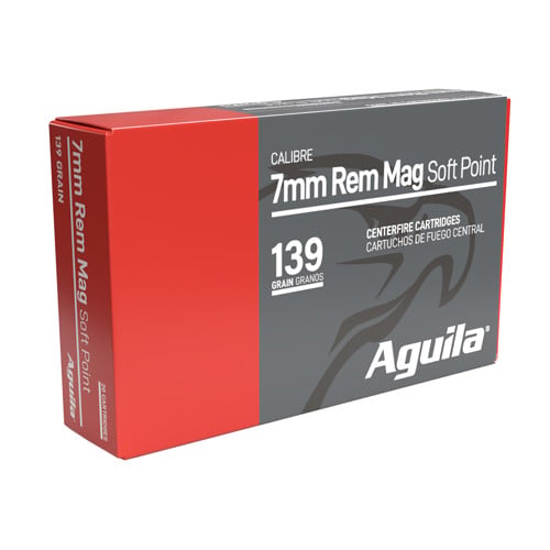 AGUILA AMMO 7mm Rem Mag 139 Grain Soft Point 20rd for sale at KYGUNCO.