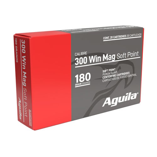 AGUILA AMMO 300 Win Mag 180 Grain Soft Point 20rd for sale at KYGUNCO.