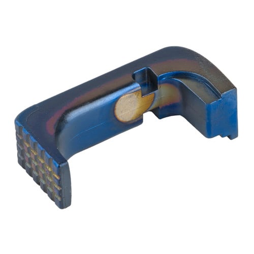 SHIELD ARMS Magazine Catch/Release fit Glk 43X/48 Steel/Blue for sale at KYGUNCO.