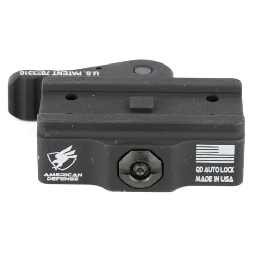 AMERICAN DEFENSE Mount QD Aimpoint T1/T2/CompM5 Low Profile Black for sale at KYGUNCO.