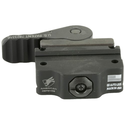 AMERICAN DEFENSE Mount QD Fits Trijicon MRO Low Profile Black for sale at KYGUNCO.