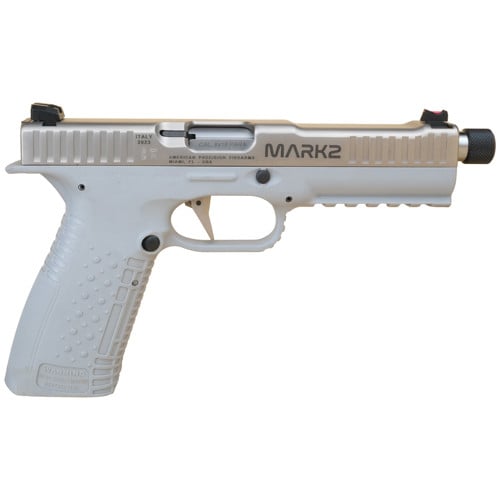 AMERICAN PRECISION Strike One 9mm 5.7" 17rd - Silver for sale at KYGUNCO.