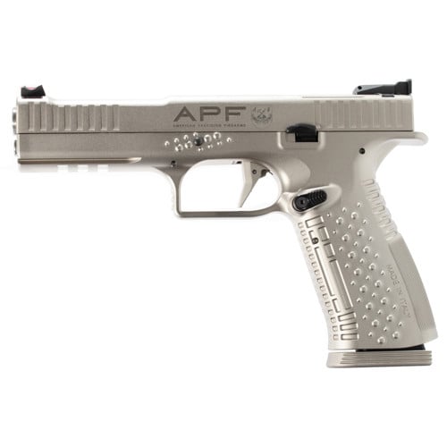 AMERICAN PRECISION Strike One 9mm 5" 10rd - Silver for sale at KYGUNCO.