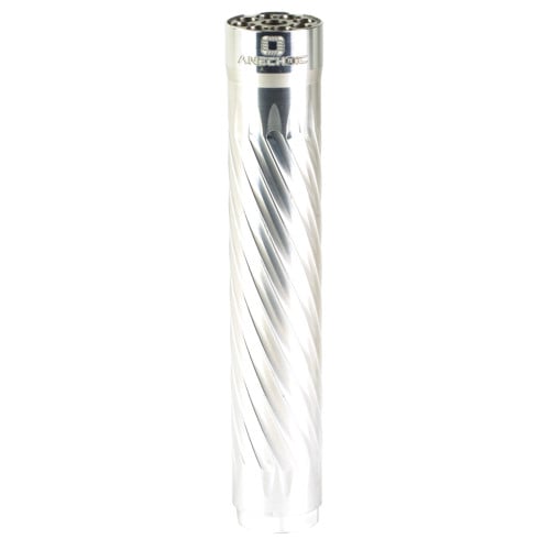 ANECHOIC AnechoX 22 Suppressor 22LR/22WMR Slvr Titan 1/2X28 for sale at KYGUNCO.
