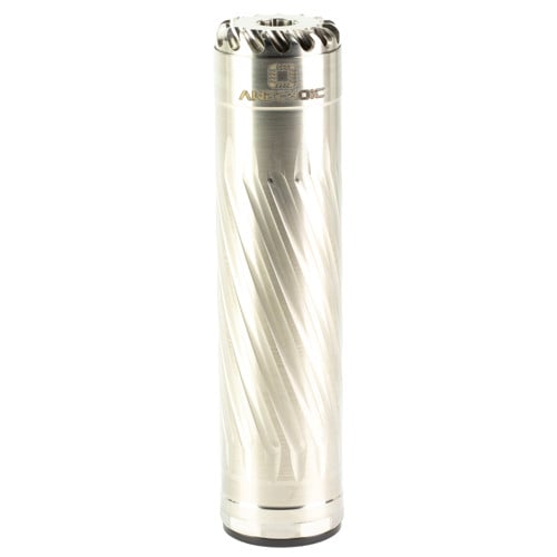 ANECHOIC AnechoX 35 Suppressor 9mm Silver 1/2X28 for sale at KYGUNCO.