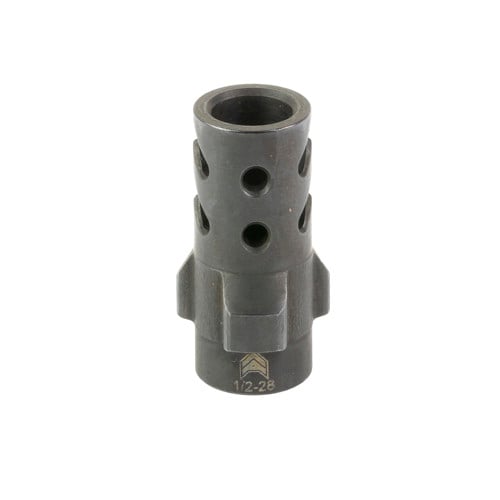 ANGSTADT ARMS Muzzle Brake 3 Lug 9mm 1/2x28 Threads 1.42" Black for sale at KYGUNCO.