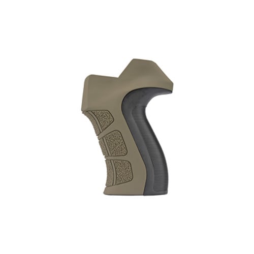 ATI OUTDOORS X2 Pistol Grip AR-15 /AR-10  Recoil Reducing FDE for sale at KYGUNCO.