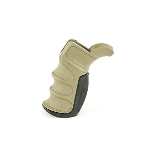 ATI OUTDOORS X1 AR-15/AR-10 Grip Recoil Reducing FingerGrve FDE for sale at KYGUNCO.