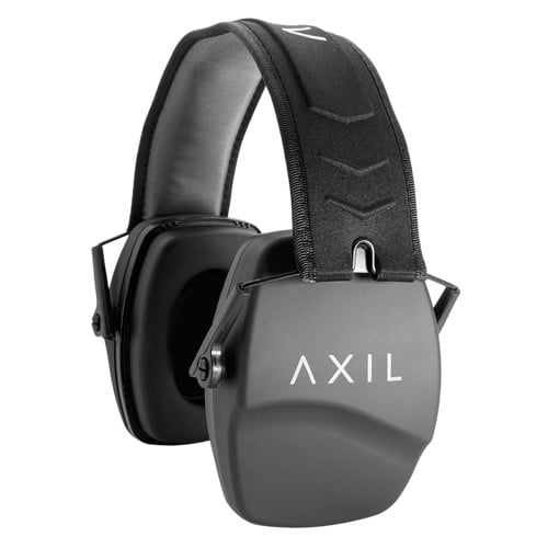 AXIL TRACKR Passive Earmuff Matte Finish Black for sale at KYGUNCO.