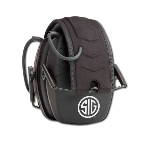 AXIL SIG TRACKR Blu Bluetooth Tactical Earmuff Black for sale at KYGUNCO.