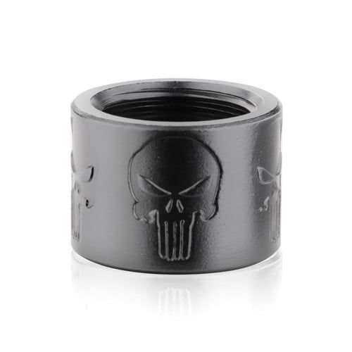 BACKUP TACTICAL Skull X Pistol Thread Protector Black 1/2 x 28 RH for sale at KYGUNCO.