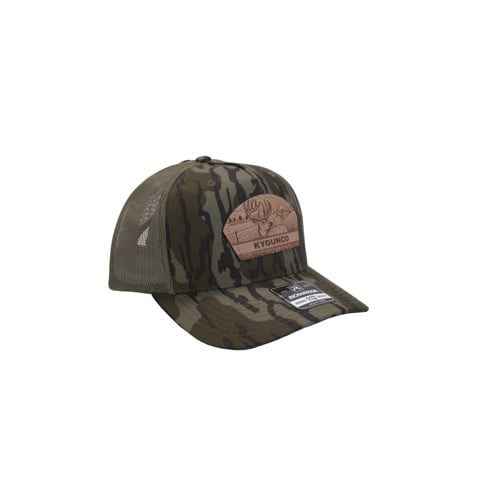 KYGUNCO Leather Etched Deer/Sun - MOB/Loden Hat OSFM for sale at KYGUNCO.